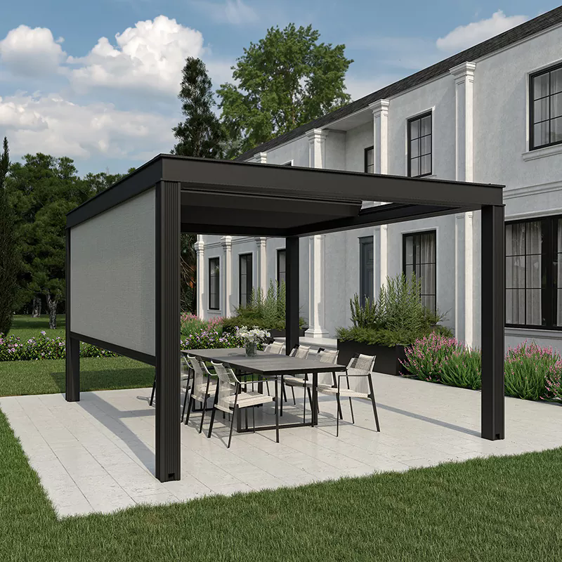 Hoe verbetert een pergola met aluminium lamellen de buitenruimtes?