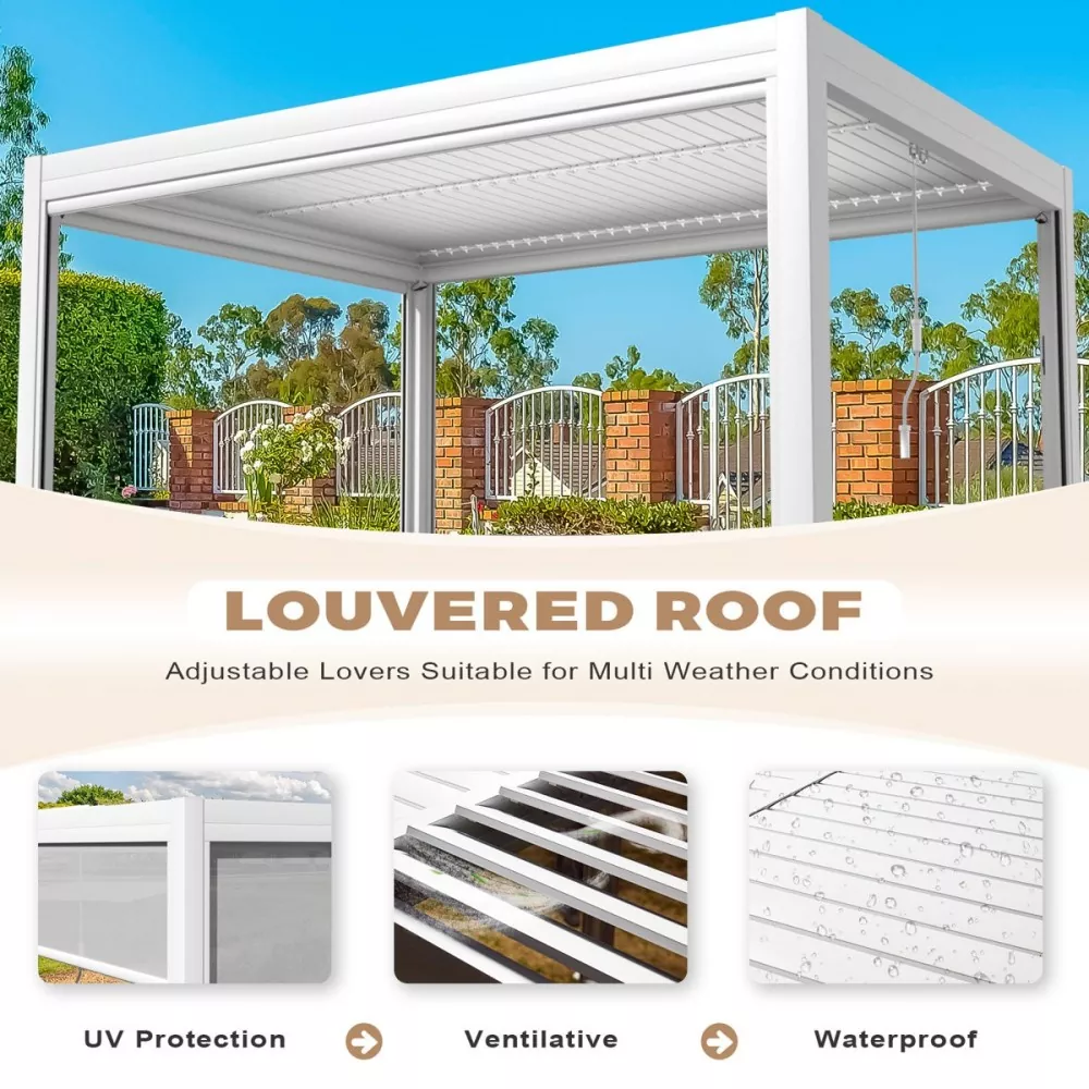 Automatic Louvered Pergola