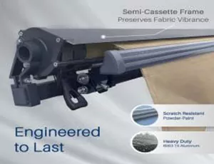 Semi Cassette Awning