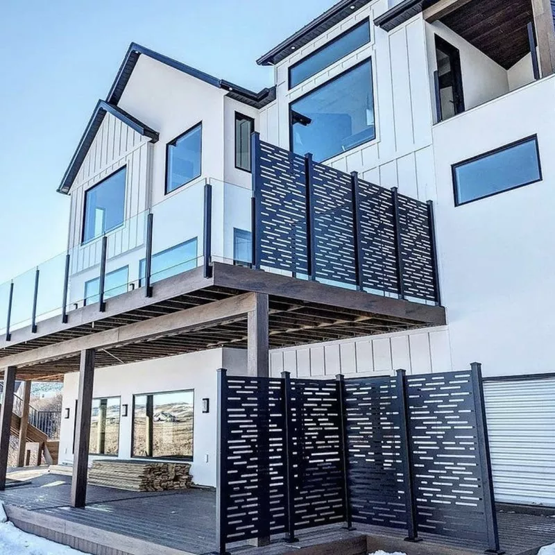 Metalen privacyscherm