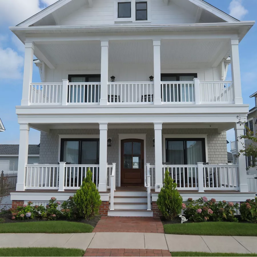 Vinyl verandaleuning