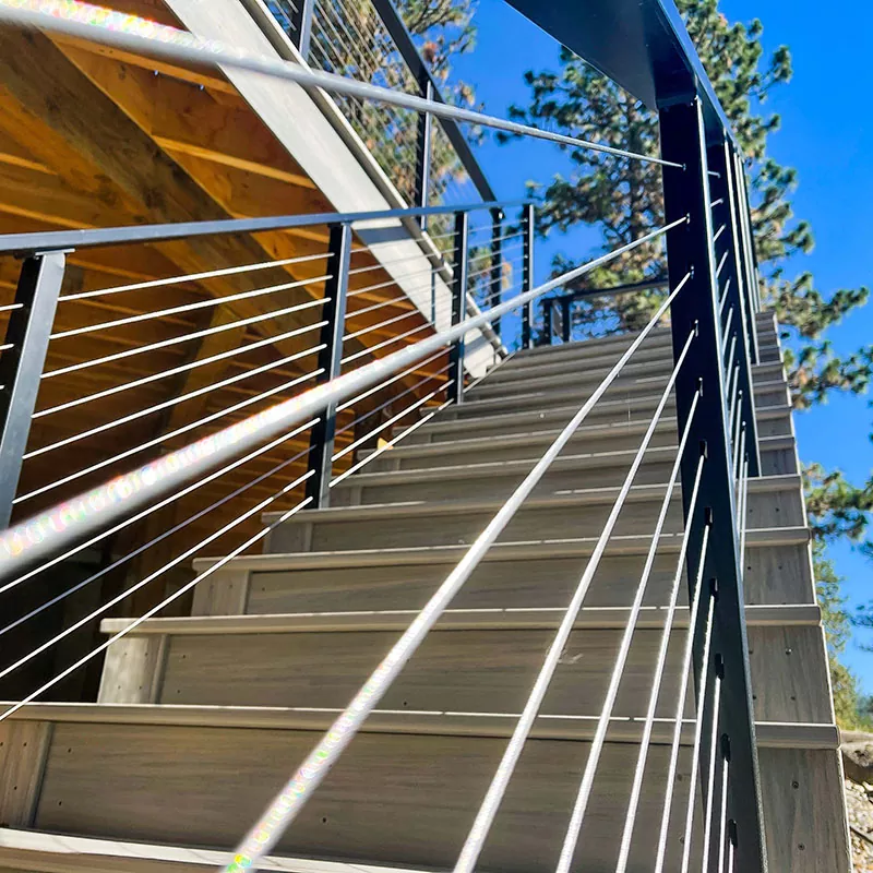 Draadleuningen voor trappen